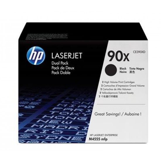 HP 90X Original Black 2 pc(s)