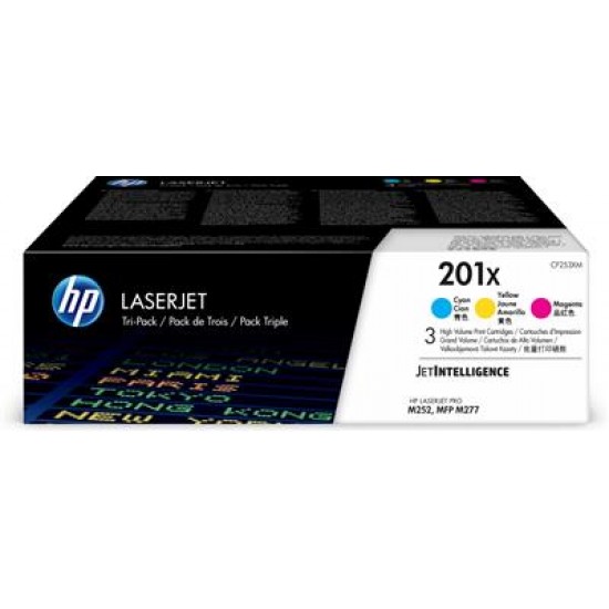 HP 201X Original Cyan,Magenta,Yellow 3 pc(s)