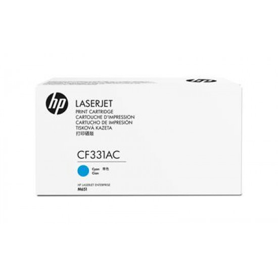 HP 654A Cyan Contract Toner