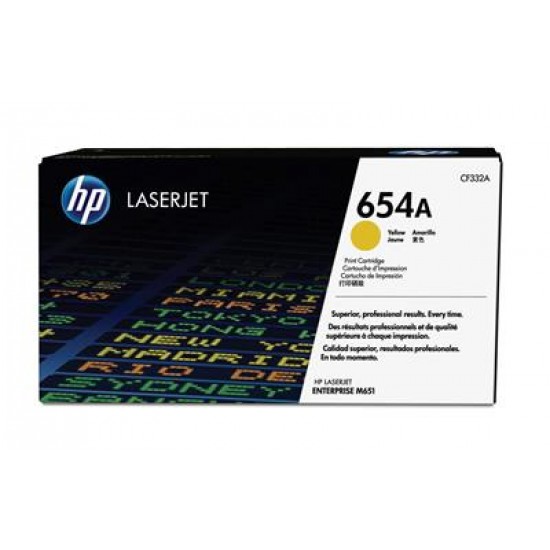 HP 654A Original Yellow 1 pc(s)