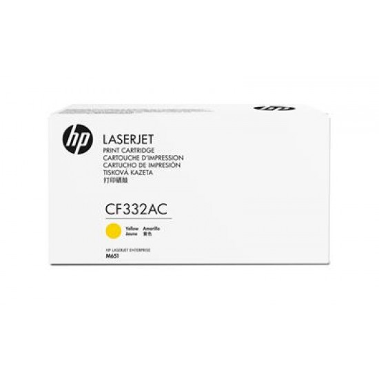 HP 654A Yellow Contract Toner