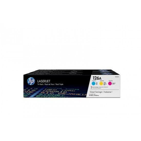 HP 126A Original Cyan,Magenta,Yellow Multipack 3 pc(s)