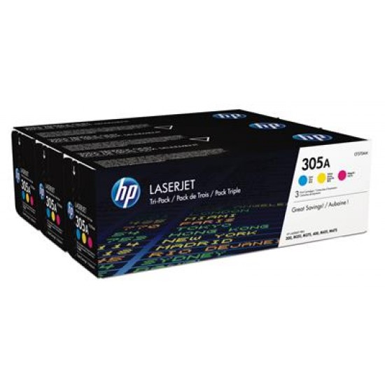HP 305A Original Cyan,Magenta,Yellow 3 pc(s)