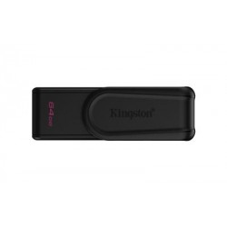 Kingston Technology DataTraveler 64GB Portable USB 3.2 Gen 1 Exodia S (Black/Black)