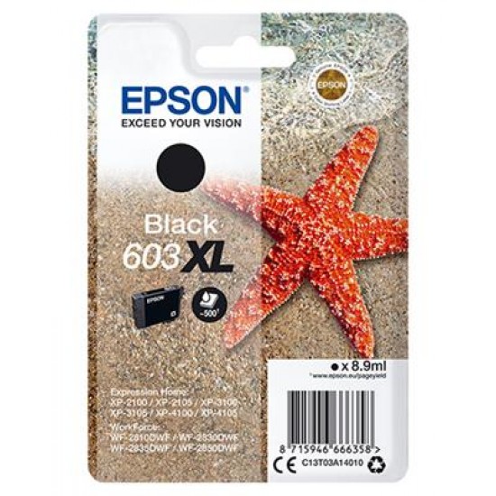 Epson C13T03A14010 ink cartridge Original Black 1 pc(s)