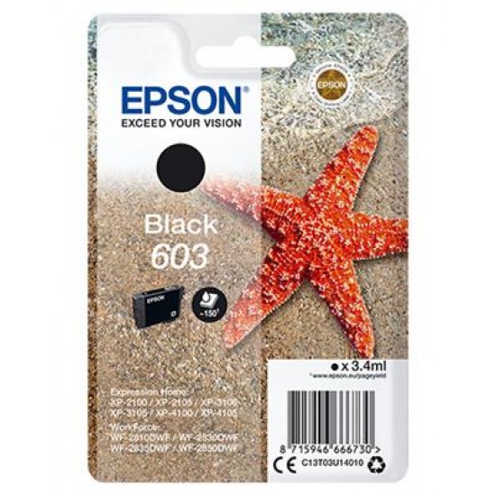 Epson C13T03U14010 ink cartridge Original Black 1 pc(s)