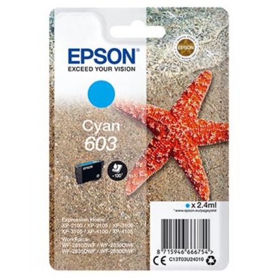 Epson C13T03U24010 ink cartridge Original Cyan 1 pc(s)
