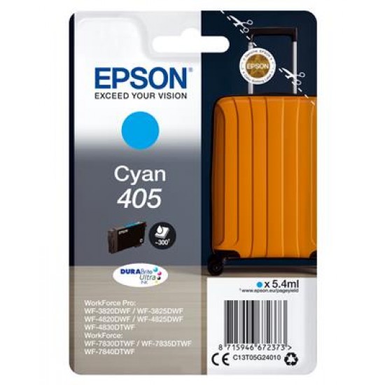 Epson Cyan 405 DURABrite Ultra Ink ink cartridge 1 pc(s) Compatible Standard Yield