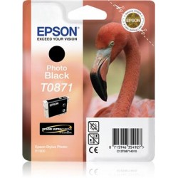 Epson Flamingo Singlepack Photo Black T0871 Ultra Gloss High-Gloss 2