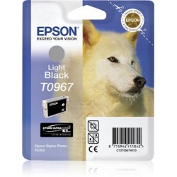Epson Husky Singlepack Light Black T0967