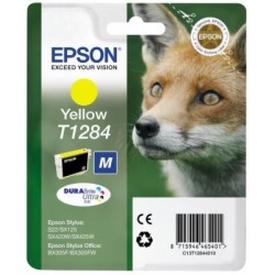 Epson Fox Singlepack Yellow T1284 DURABrite Ultra Ink