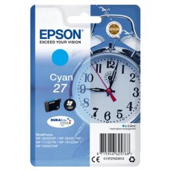 Epson Alarm clock Singlepack Cyan 27 DURABrite Ultra Ink