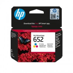 HP 652 Tri-color Original Ink Advantage Cartridge Cyan, Magenta, Yellow