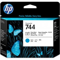 HP 744 Photo Black/Cyan DesignJet Printhead
