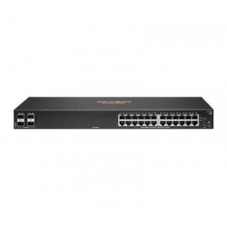 Hewlett Packard Enterprise Aruba 6100 24G 4SFP+ Managed L3 Gigabit Ethernet (10/100/1000) 1U Black