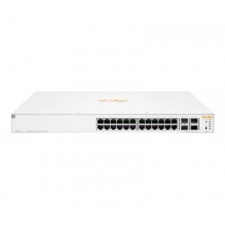 Aruba Instant On 1930 24G Class4 PoE 4SFP/SFP+ 370W Managed L2+ Gigabit Ethernet (10/100/1000) Power over Ethernet (PoE) 1U White