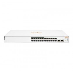 Hewlett Packard Enterprise Aruba Instant On 1830 24G 12p Class4 PoE 2SFP 195W Managed L2 Gigabit Ethernet (10/100/1000) Power over Ethernet (PoE) 1U