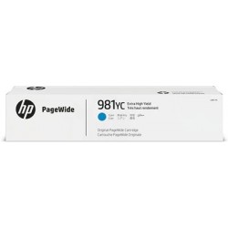 HP 981YC Cyan Contract PageWide Crtg ink cartridge Original Extra (Super) Hight Yield
