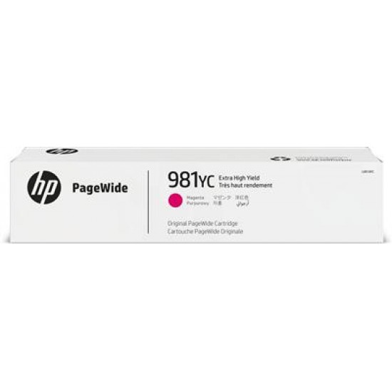 HP 981YC Magenta Contract PageWide Crtg ink cartridge Original Extra (Super) Hight Yield