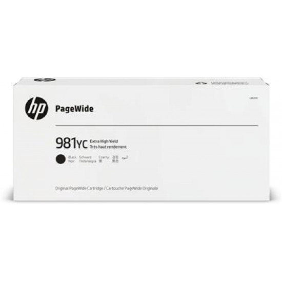 HP 981YC Black Contract PageWide Crtg ink cartridge Original Extra (Super) Hight Yield