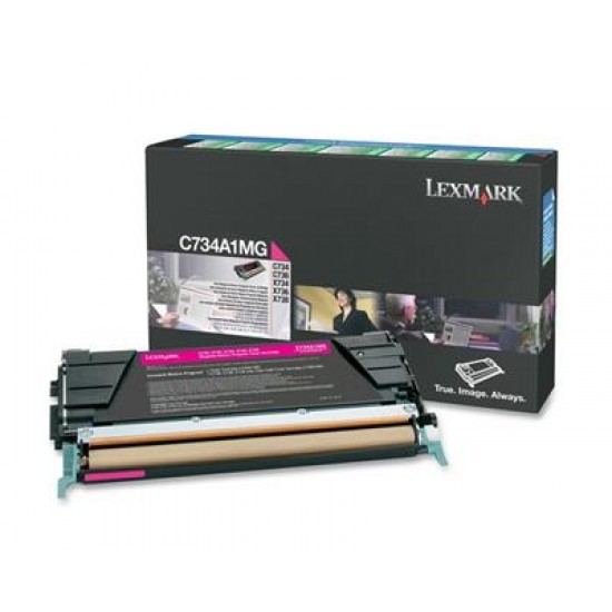 Lexmark C734A1MG toner cartridge Original Magenta 1 pc(s)