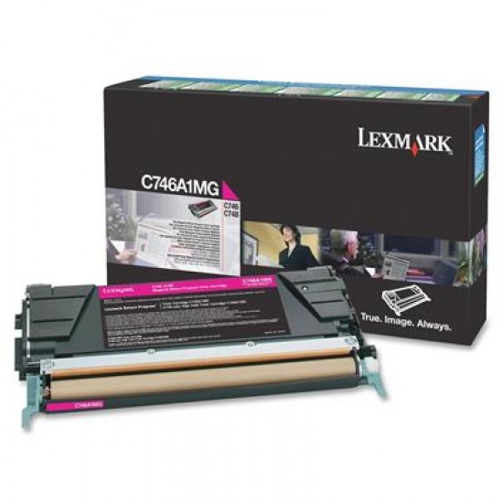 Lexmark C746A1MG toner cartridge Original Magenta 1 pc(s)