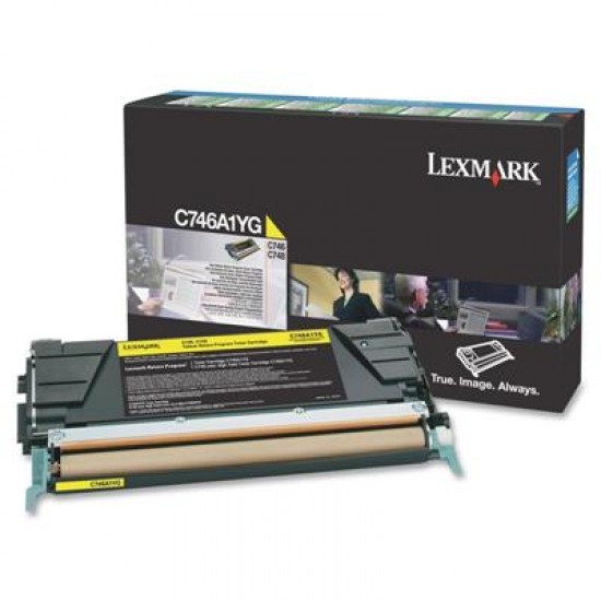 Lexmark C746A1YG toner cartridge Original Yellow 1 pc(s)
