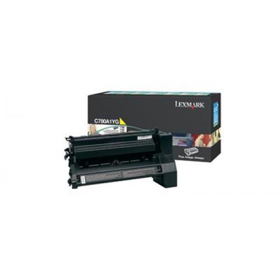 Lexmark C780A1YG toner cartridge Original Yellow 1 pc(s)
