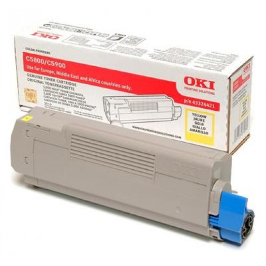 OKI 43324421 toner cartridge Original Yellow 1 pc(s)