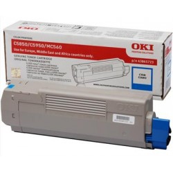 OKI 43865723 toner cartridge Original Cyan 1 pc(s)