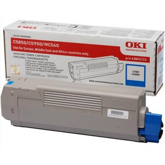 OKI 43865723 toner cartridge Original Cyan 1 pc(s)