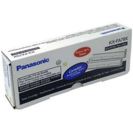 Panasonic KX-FA79X toner cartridge 2 pc(s) Original Black