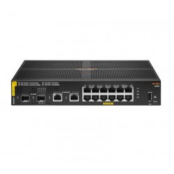 Hewlett Packard Enterprise Aruba 6000 12G Class4 PoE 2G/2SFP 139W Managed L3 Gigabit Ethernet (10/100/1000) Power over Ethernet (PoE) 1U