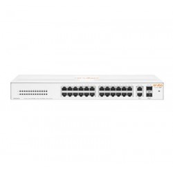 Hewlett Packard Enterprise Aruba Instant On 1430 26G 2SFP Unmanaged L2 Gigabit Ethernet (10/100/1000) 1U White