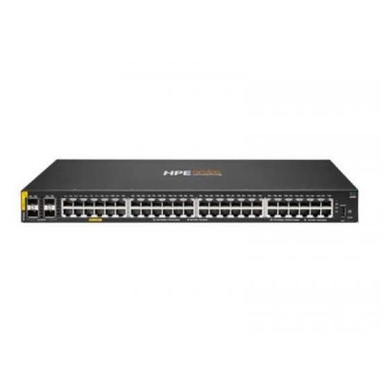 HPE Aruba Networking CX 6000 48G Class4 PoE 4SFP 740W Managed L3 Gigabit Ethernet (10/100/1000) Power over Ethernet (PoE) 1U