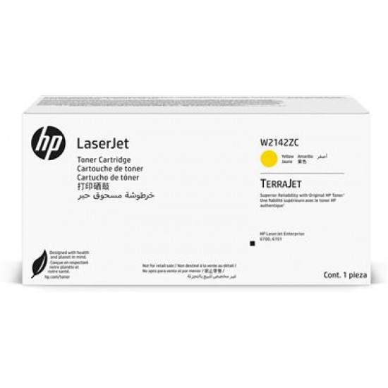 HP W2142ZC Yellow Contract Original LaserJet Toner Cartridge