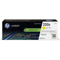 HP 220X Yellow Original LaserJet Toner Cartridge