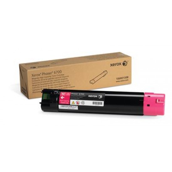 Xerox Genuine Phaser 6700 Magenta High Capacity Toner Cartridge - 106R01508