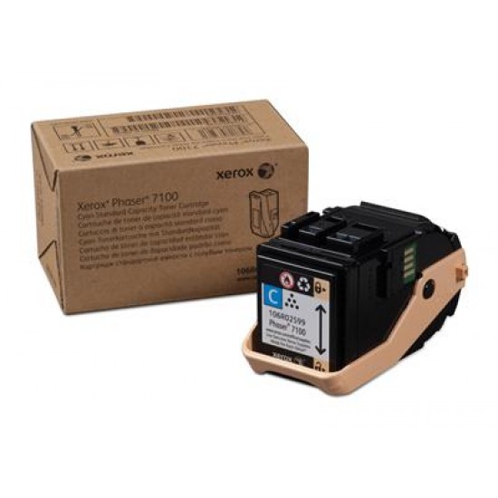 Xerox Genuine Phaser 7100 Cyan Standard Capacity Toner Cartridge - 106R02599