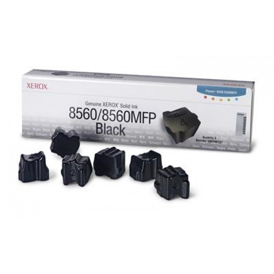 Xerox Genuine Phaser 8560 / 8560MFP Black Solid Ink () - 108R00727