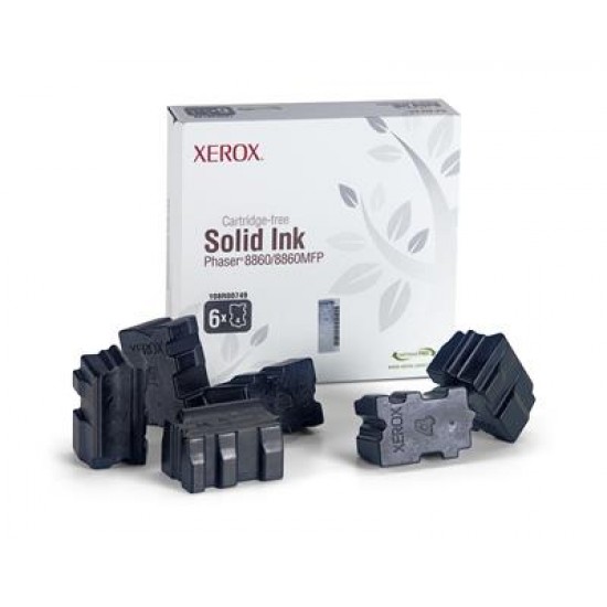 Xerox Genuine Phaser 8860 / 8860MFP Black Toner Cartridge - 108R00749