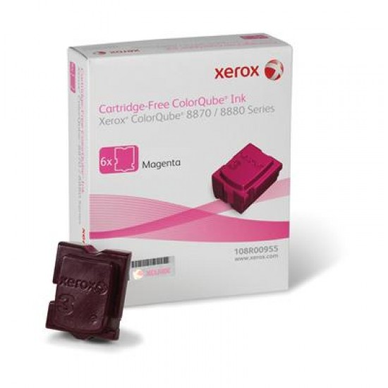 Xerox Genuine ColorQube 8870 / 8880 Magenta Solid Ink () - 108R00955