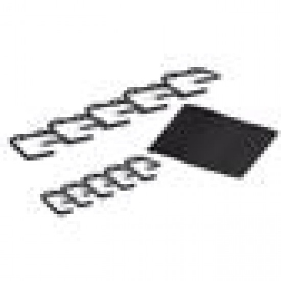 APC NetShelter Cable Management, Rings, Set of 5 small and 5 large, Black