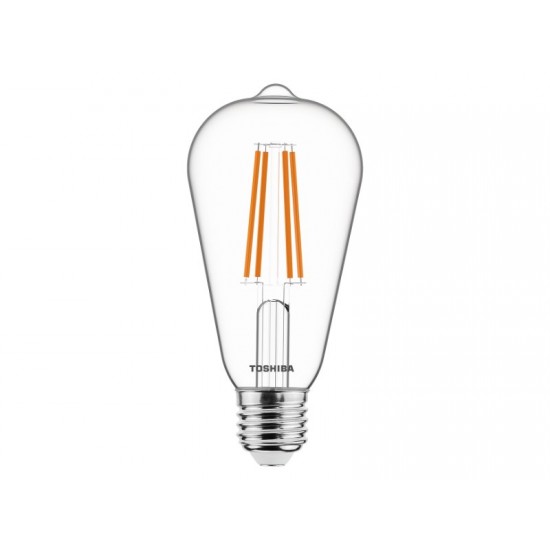 TOSHIBA LED FILAMENT ST64 E27 7W 2700K