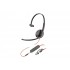 Poly Blackwire 3215 Monaural USB-C Headset +3.5mm Plug +USB-C/A Adapter - 8X227AA