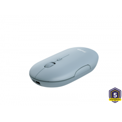MOUSE WRLS TRUST PUCK RCHRG BLUE 24126