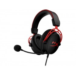 HyperX Cloud Alpha Over Ear Wired Gaming Headset Black/Red - 4P5L1AM