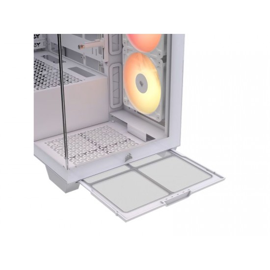 Corsair 3500X ARGB / Mid-Tower Case / Tempered Glass / ATX / White – PN: CC-9011323-WW