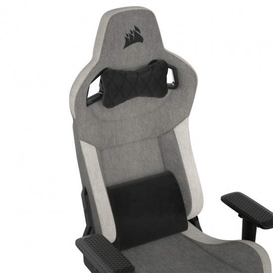 Corsair Gaming Chair T3 Rush Fabric(2023)- Grey/White - CF-9010058-WW