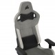 Corsair Gaming Chair T3 Rush Fabric(2023)- Grey/White - CF-9010058-WW